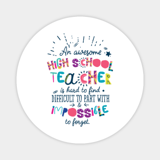 An Awesome High School Teacher Gift Idea - Impossible to forget Magnet